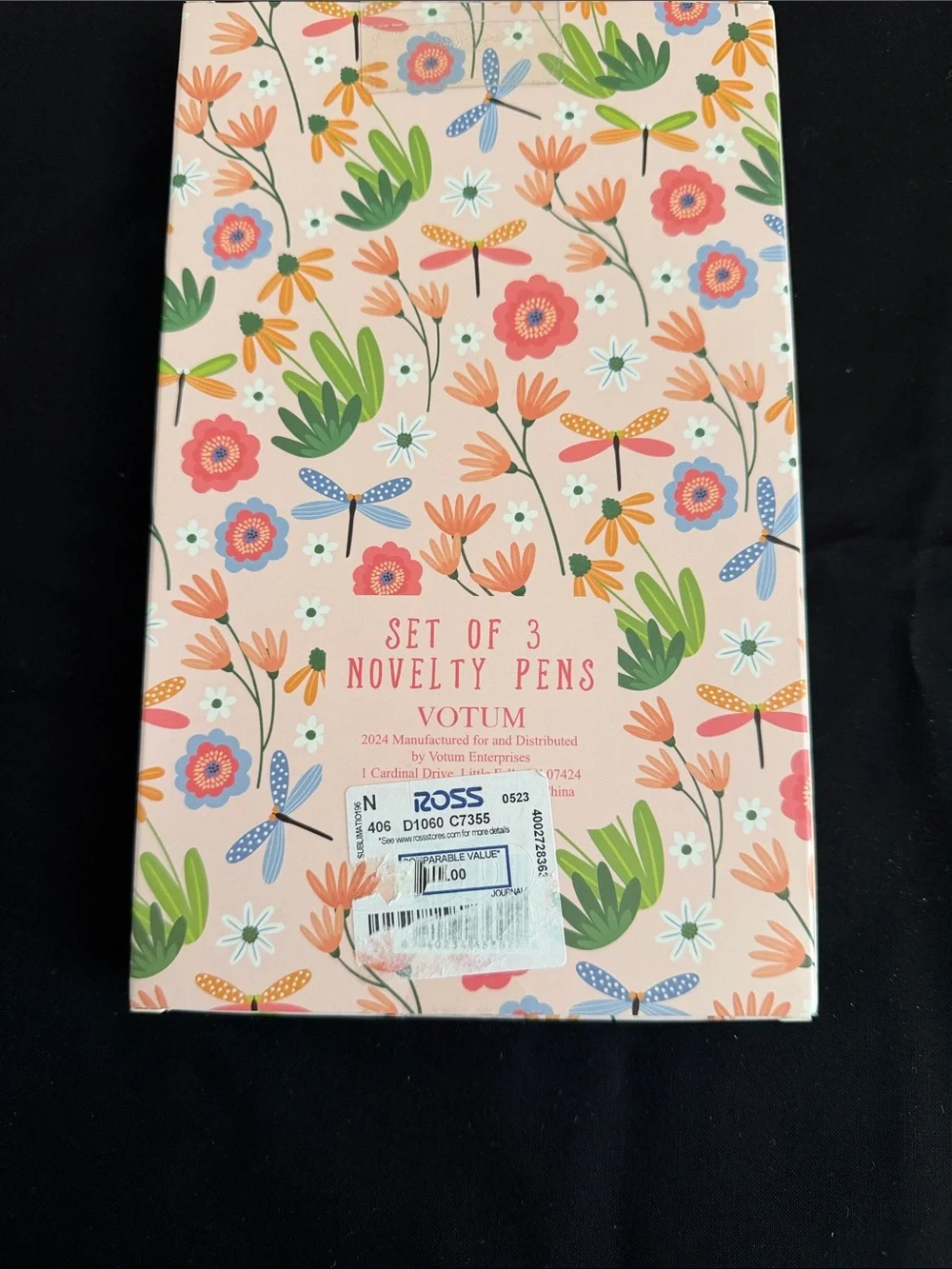 Floral & Butterfly Stationery Gift Set — Pink, Purple, Teal